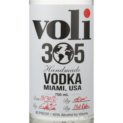 Voli 305 Vodka 80 - 750ML