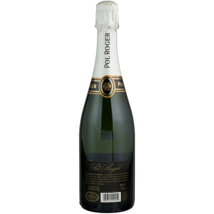Pol Roger Champagne Brut Reserve W/ Gift Box - 750ML - Back