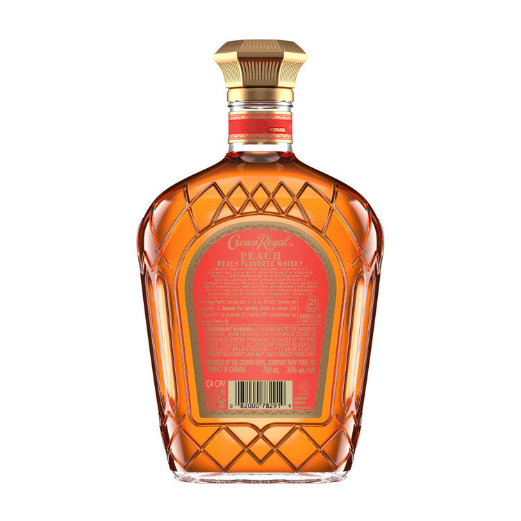 Crown Royal Peach Flavored Whiskey 70 - 750ML - Back