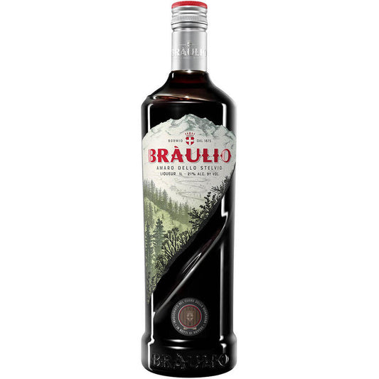 Braulio Liqueur Amaro Bormio Alpino 42 - 1.0L - Front