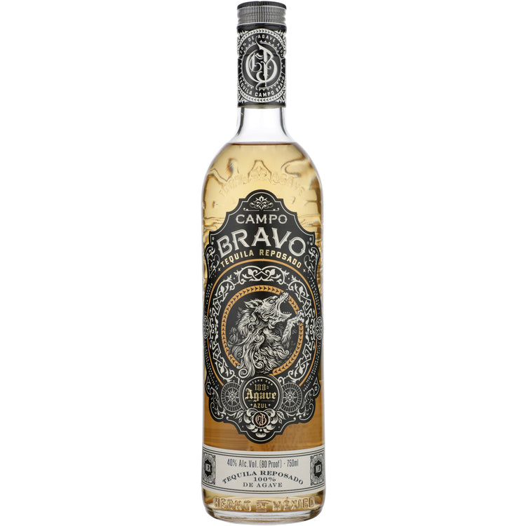 Campo Bravo Tequila Reposado 80 - 750ML - Front