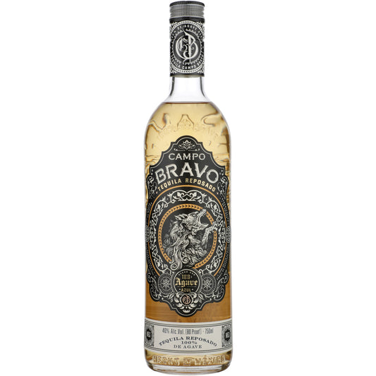 Campo Bravo Tequila Reposado 80 - 750ML - Front