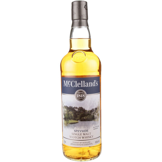 Mcclelland's Single Malt Scotch Speyside 80 - 750ML - Front