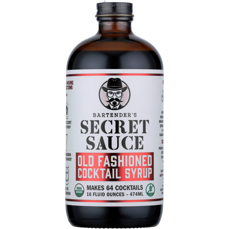 Bartenders Secret Sauce Syrup Old Fashioned - 16 Z - Front