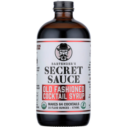 Bartenders Secret Sauce Syrup Old Fashioned - 16 Z - Front