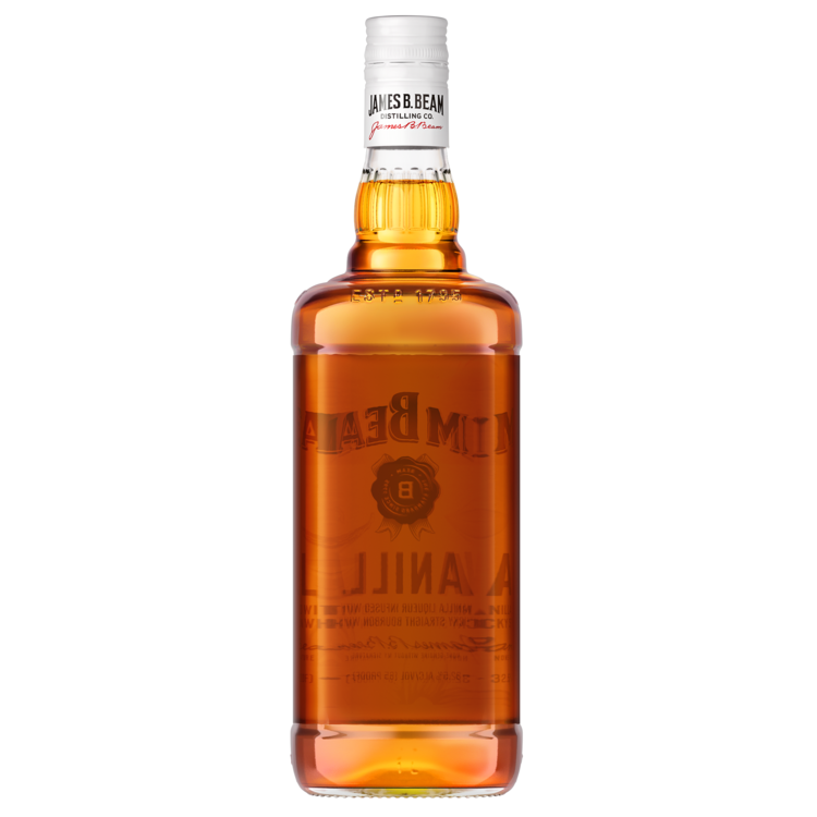 Jim Beam Vanilla Flavored Whiskey 65 - 1.0L - Back