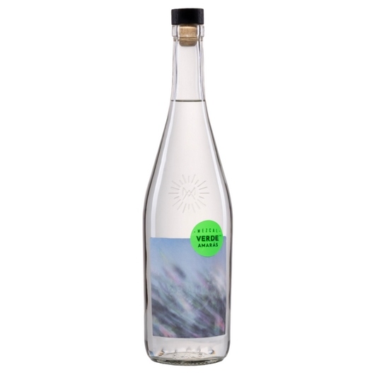 Verde Amaras Mezcal Joven Espadin Artesanal A1 84 - 750ML - Back