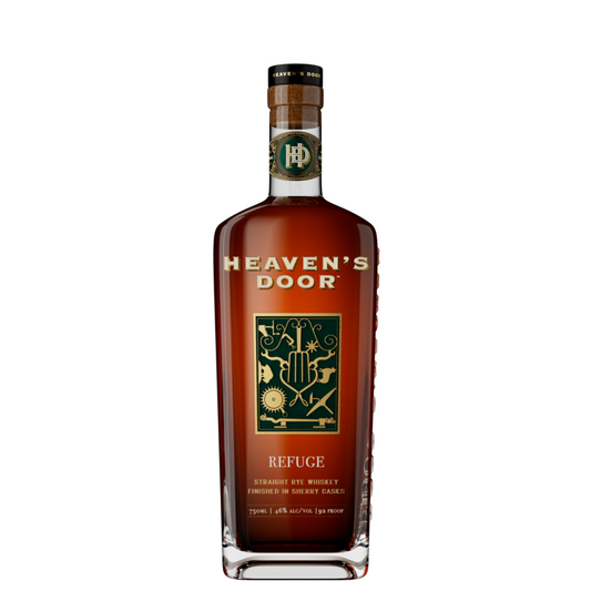 Heaven's Door Straight Rye Whiskey Refuge Finished In Sherry Casks 92 - 750ML - Front