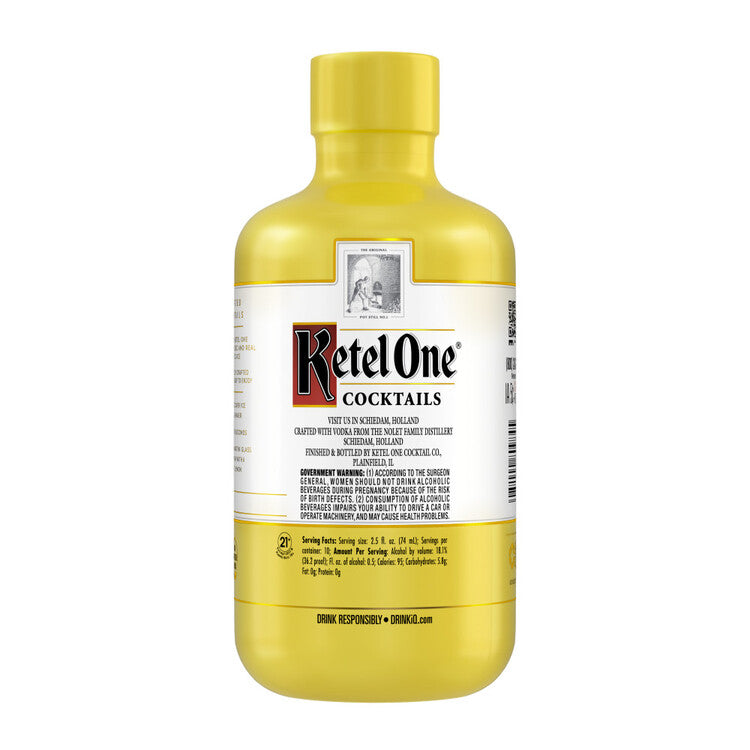 Ketel One Cocktail Martini Lemon Drop Martini Collection 36.2 - 750ML - Back