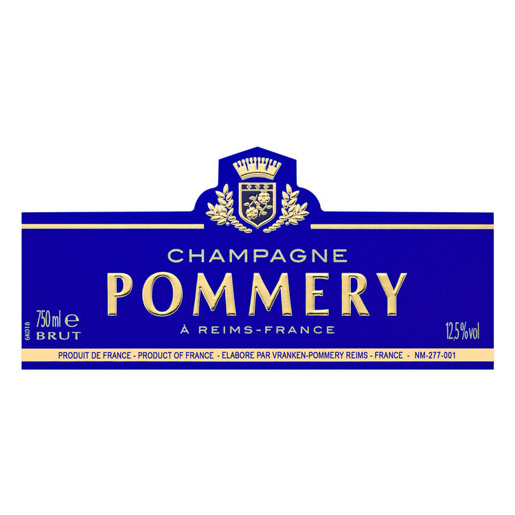 Pommery Champagne Brut Royal - 750ML - Front Label
