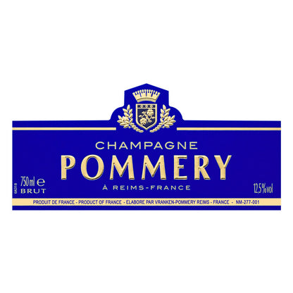 Pommery Champagne Brut Royal - 750ML - Front Label