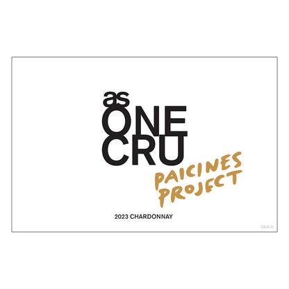 As One Cru Chardonnay Paicines Project Paicines - 750ML - Front Label