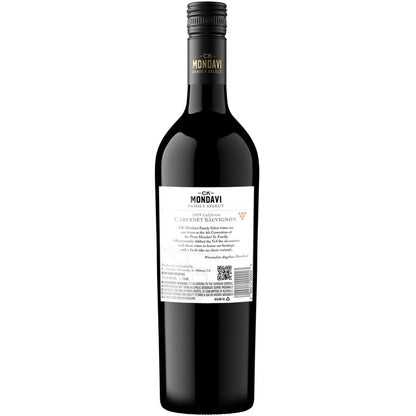 Ck Mondavi Cabernet Sauvignon G4 Oak Aged Family Select California - 750ML - Back