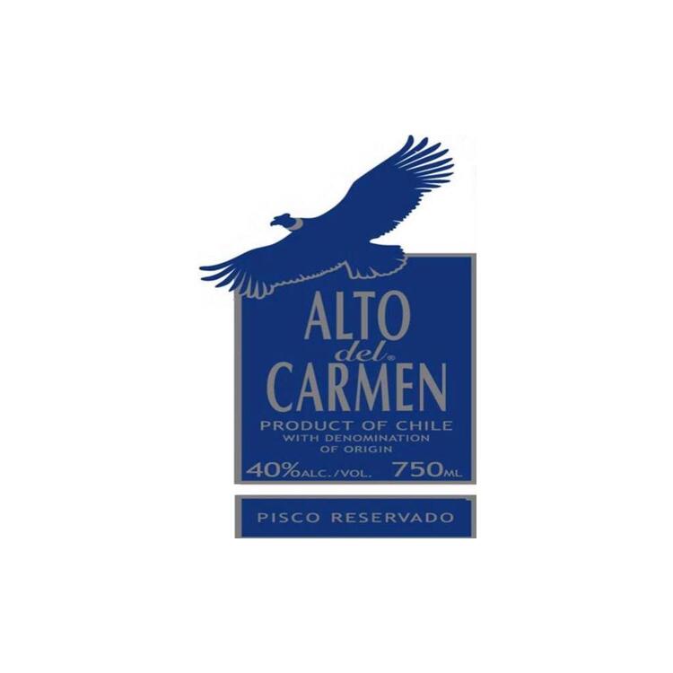 Alto Del Carmen Pisco Reservado 80 - 750ML - Front Label