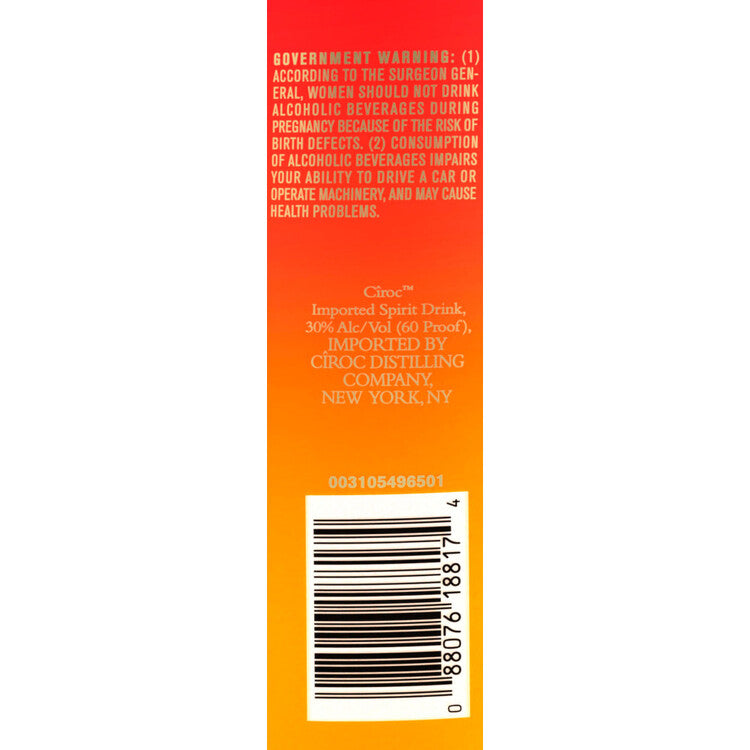 Ciroc Tropical Passion Flavored Vodka 60 - 1.0L