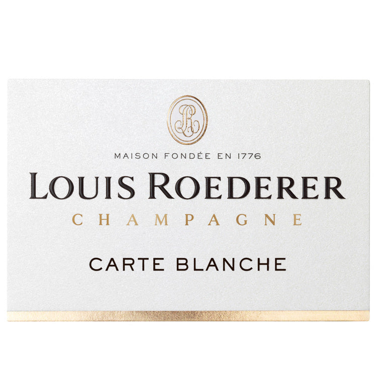 Louis Roederer Champagne Demi Sec Carte Blanche - 750ML - Front Label