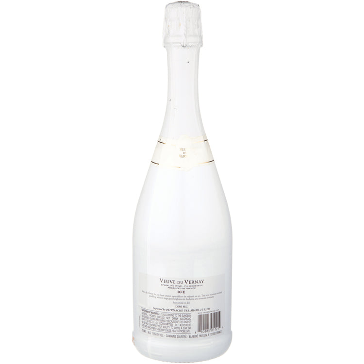 Veuve Du Vernay Demi Sec Ice France - 750ML - Back