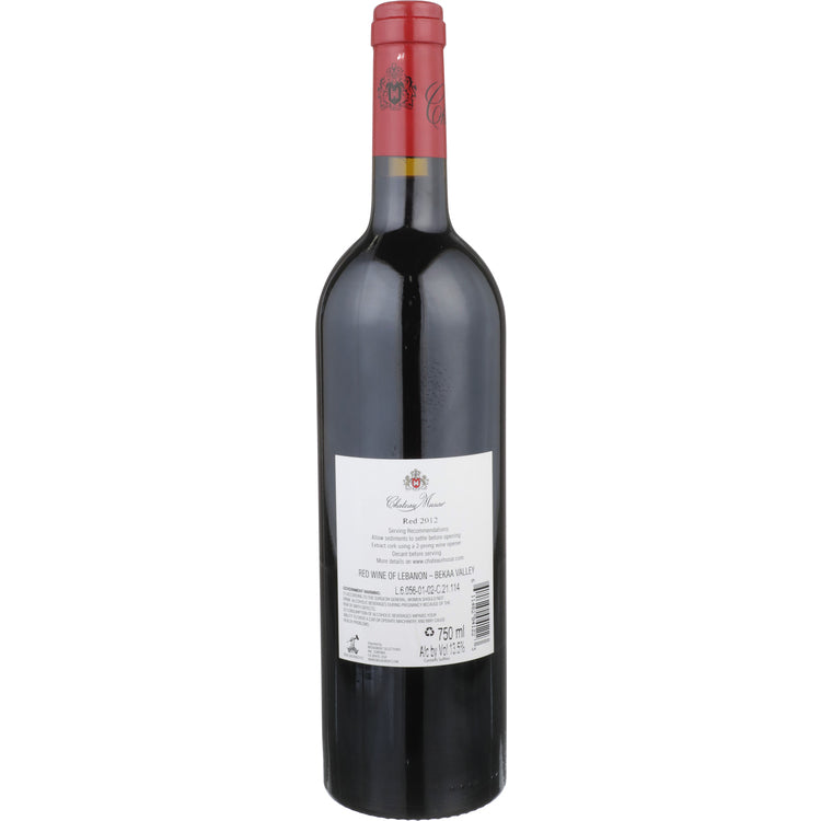 Chateau Musar Red Wine Bekaa Valley 2012 - 750ML - Back