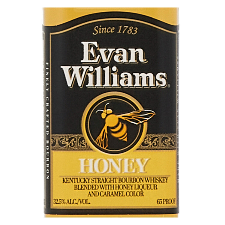 Evan Williams Honey Whiskey Liqueur 65 - 50ML - Front Label