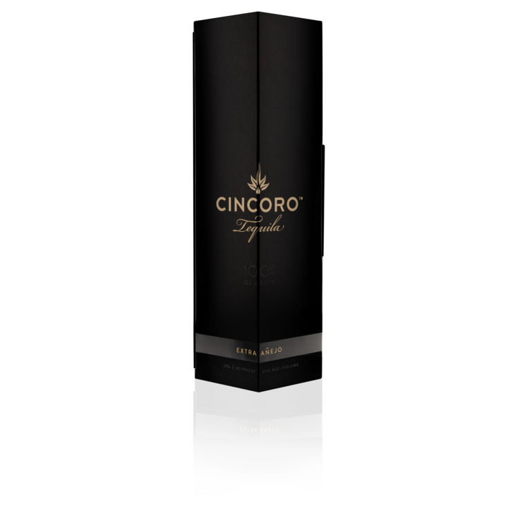 Cincoro Tequila Extra Anejo 80 W/ Wooden Gift Box - 1.75L - Front