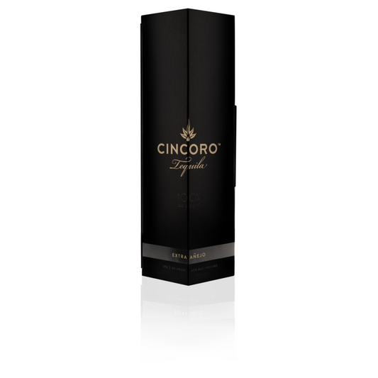 Cincoro Tequila Extra Anejo 80 W/ Wooden Gift Box - 1.75L - Front