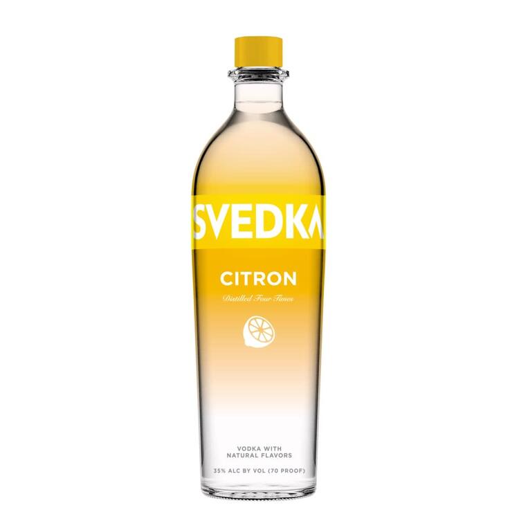 Svedka Citrus Flavored Vodka Citron 70 - 1.0L - Front
