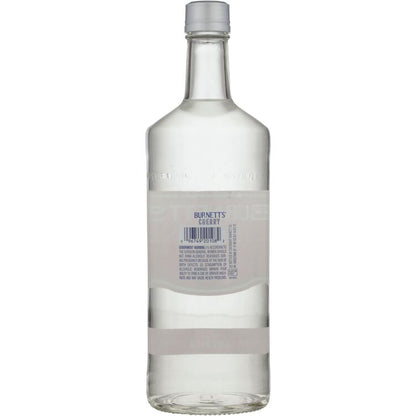 Burnett's Cherry Flavored Vodka 60 - 750ML - Back