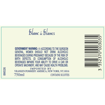 Pommery Champagne Brut Blanc De Blancs - 750ML