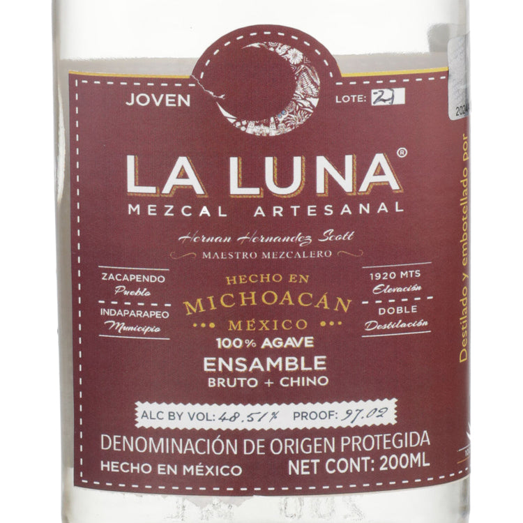 La Luna Mezcal Ensamble Bruto Chino 97.02 - 200ML
