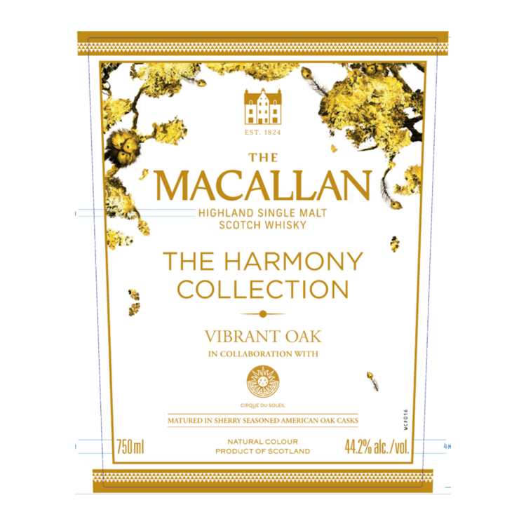 The Macallan Single Malt Scotch The Harmony Collection Vibrant Oak 88. - 750ML - Front Label