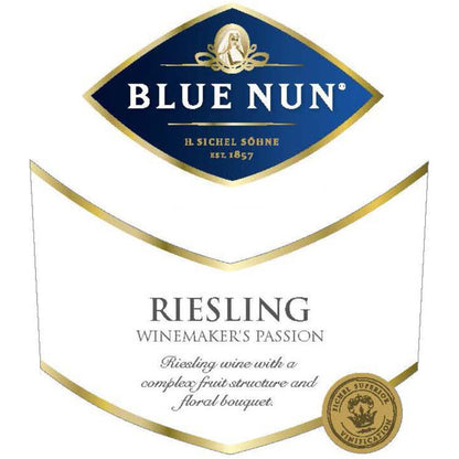 Blue Nun Riesling Rheinhessen - 750ML - Front Label