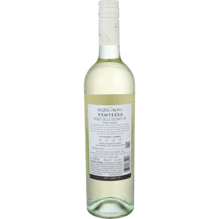Ventessa Pinot Grigio Vigneti Delle Dolomiti 2021 - 750ML