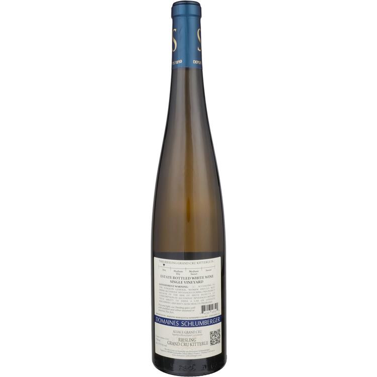 Domaines Schlumberger Riesling Kitterle Alsace Grand Cru 2019 - 750ML - Back