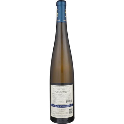 Domaines Schlumberger Riesling Kitterle Alsace Grand Cru 2019 - 750ML - Back
