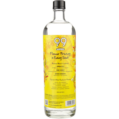 99 Brand Banana Schnapps 99 - 1.0L - Back