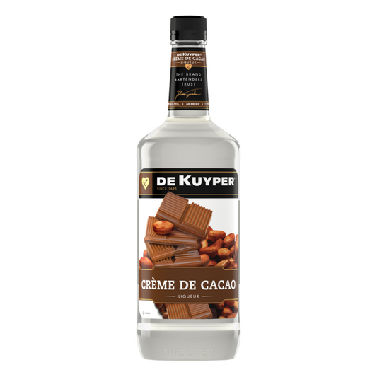 Dekuyper Creme De Cacao White 48 - 1.0L - Front