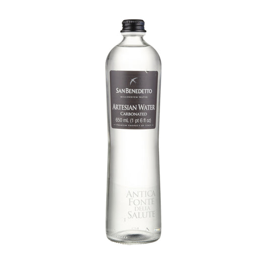 San Benedetto Sparkling Mineral Water Millenium - 650ML - Front