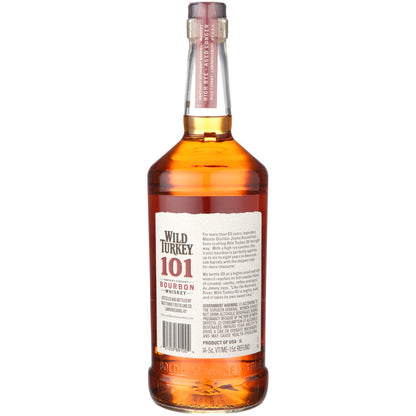 Wild Turkey Straight Bourbon 101 - 1.0L - Back
