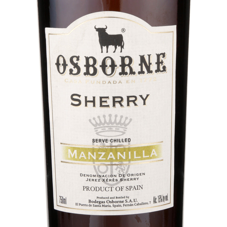Osborne Sherry Manzanilla - 750ML - Front Label