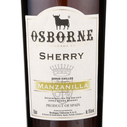 Osborne Sherry Manzanilla - 750ML - Front Label