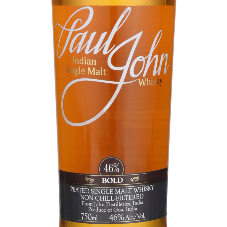 Paul John Single Malt Whisky Bold 92 - 750ML - Front Label