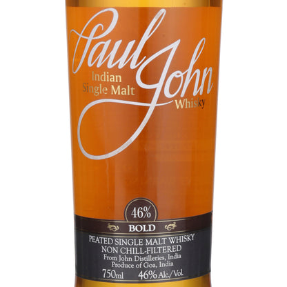 Paul John Single Malt Whisky Bold 92 - 750ML - Front Label