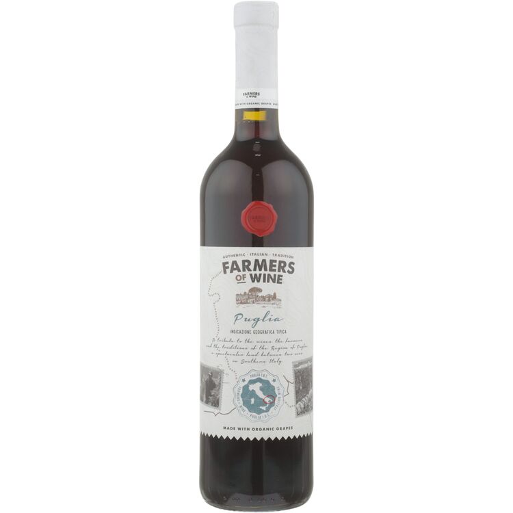 Farmers Of Wine Red Blend Puglia - 750ML - Front