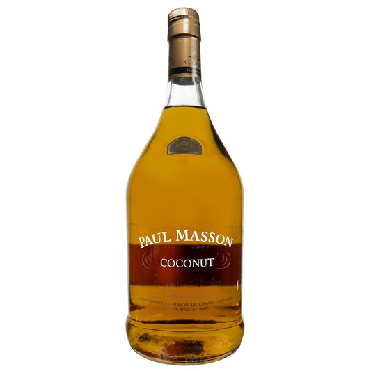 Paul Masson Coconut Flavored Brandy Grande Amber 54 - 1.75L - Front