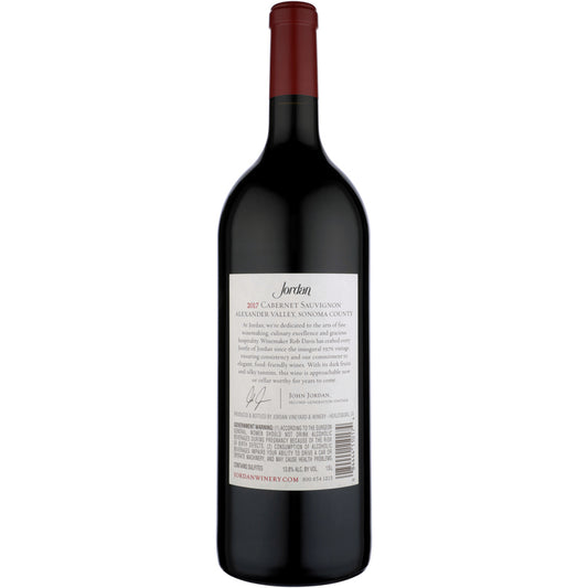Jordan Cabernet Sauvignon Library Release Alexander Valley 2017 - 1.5L - Back