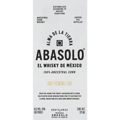 Abasolo Corn Whiskey Alma De La Tierra 86 - 375ML