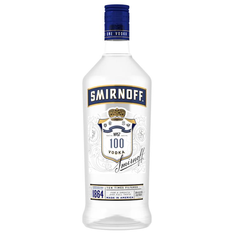 Smirnoff Vodka 100 - 1.75L - Front