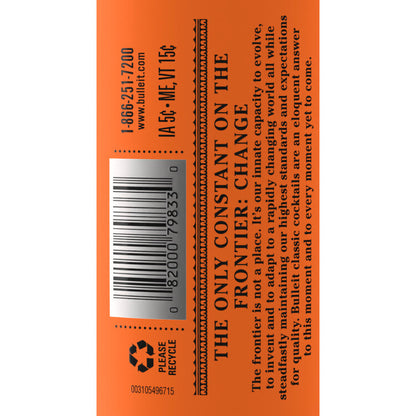 Bulleit Old Fashioned Cocktail 75 - 375ML - Back Label