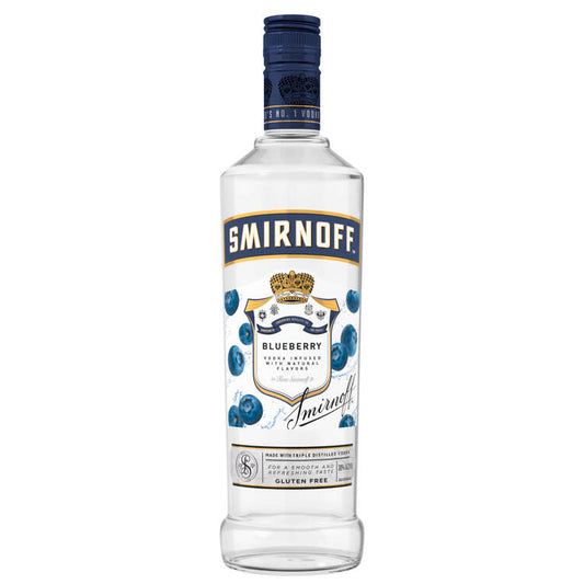 Smirnoff Blueberry Flavored Vodka 60 - 750ML - Front