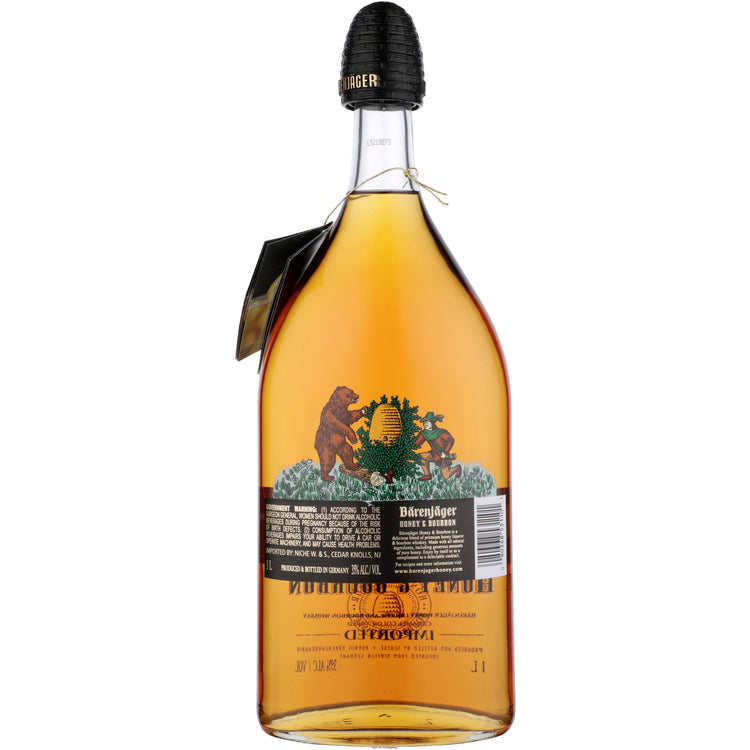Barenjager Honey & Bourbon 70 - 1.0L - Back